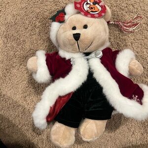 Starbucks Bearista Holiday Bear in Red and White Coat-2004